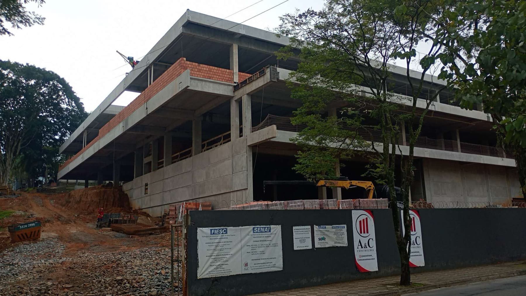 Prédio novo, Senai Blumenau